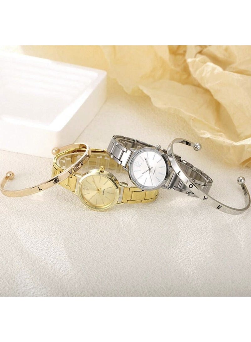 ڤيا طقم نسائي فاخر – ساعتان واسوارتان بتصميم أنيق - Image 4